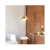 Alora Mood ALM-REMYCK-P-GD - Luster na sajli REMYCK 1xE27/60W/230V, O34,3 cm, zlatna