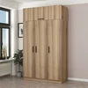 Hanah Home Garderober Minar 255, 135x255x52 cm, Braon