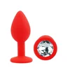 Diamond Silicone Butt Plug Small