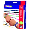 PlayBox: Komplet za izdelavo ustvarjalnih zapestnic z barvnimi in črkovnimi kroglicami.