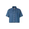 LEVIS  Bluza Logan Short Sleeve Denim Shirt moder denim