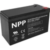 NPP NP12V-9Ah-T1, AGM BATTERY, C20=9AH, T1, 151x65x94x100, 2,5KG, BLACK