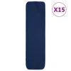 Vidaxl Preproge za stopnice 15 kosov 75x20 cm mornarsko modre nedrseče