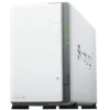Synology DS223j, Tower, 2-bays 3.5 SATA HDD/SSD, CPU 4-core 1.7 GHz; 1 GB DDR4 non-ECC; 1 x RJ-45 1GbE LAN Port; 2 x USB 3.2 Gen1; ; 0.88 kg; 2yr warranty