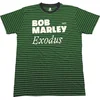 Bob Marley Exodus (Striped) Black & Green L Majica
