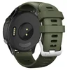 Infostyle 22 mm modni silikonski pašček za pametne ure – Garmin, Samsung Galaxy Watch, Gear S3 – vojaško zelena