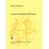 DENISSOW:SONATE KLARINETTE UND KLAVIER