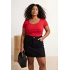 Trendyol Curve Ženska bluza Tbbss26Af00121, Crvena