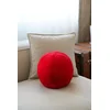 Aberto Design Ukrasni jastuk Pelus Top, 25x25x25 cm, Crveni
