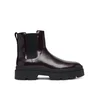 Calvin Klein Gležnjarji Chelsea Lugged Chelsea Boot Matt Lth HM0HM02445 Temno rjava