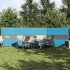 Vjetrobran za kampiranje plavo 490x123 cm vodootporni