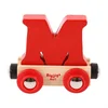 Bigjigs Rail Wagon lesena vlakovna pot - črka M