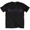 Deep Purple Vintage Logo Black L Majica