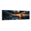 Slika zlata svetloba na gladini - 120x40