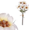 eoshop Flanela cveti v pugetu, kremna barva. UKK251 CRM