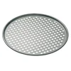 Pizza tray, perforated, 33 cm, steel - MasterClass