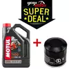 Sintetično motorno olje MOTUL 7100 4T 10W40 4 L + oljni filter (SUPER DEAL)