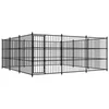 Vidaxl Zunanji pasji boks 450x450x185 cm