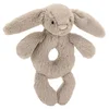 Jellycat - Ropotuljica Bashful Beige Bunny Ring Rattle