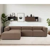 Atelier del Sofa Ugaona garnitura Mora XL 320x69x180cm Braon
