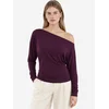 Busem Bluza Blusen burgund