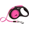 FLEXI Povodac za pse New Neon Tape S, 5m, Do 15 kg, Roze