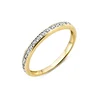 DIAMANT LETERNEL Prstan Eternity-Ring aus 375 Gelbgold mit 0.05 Karat Diamant zlata