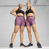 Womens Puma HYPERNATURAL 5 Tight Shorts, Purple, Size L, Clothing