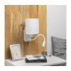 Brilagi - LED fleksibilna zidna lampa NUBILA 1xE27/25W/230V + LED/3W bela