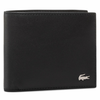 Velika moška denarnica Lacoste Small Billfold NH1115FG Črna