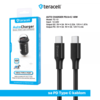 Auto punjac Teracell Evolution TC-13 PD 30W + USB QC3.0 18W, 48W (total) sa PD Type C kablom crni