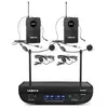 VONYX WM82B DIGITAL UHF 2-CHANNEL Set brezžični naglavni mikrofon