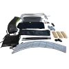 LEAN Sport Max 366ccm trampolin črno-zelena lea