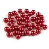 Plastične voščene kroglice / biseri Glance O8 mm - F80 rdeča (500 g)