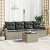 Sjedeća garnitura za vrt Svjetlosiva 55 x 55 x 37 cm poliratan