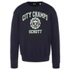 Schott NYC Majica Swivan1 mornarska/zelena/bela