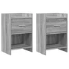 Noćni ormarići 2 pcs Siva Sonoma 40 x 30 x 60 cm
