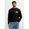 Bombažen pulover Tommy Jeans moški, črna barva, DM0DM22093