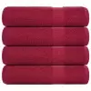 Ručnici za kupanje FROGN 4 kom bordo 100x150 cm 360 g/m2