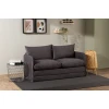 Atelier del Sofa Dvosed na razvlačenje Saga XL, 148 x 70 x 66 cm, Sivi