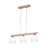 Kolarz A1352.83.W - Luster na sajli NONNA 3xE27/60W/230V hrast/bela