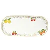 Easy Life Servirni krožnik Fancy Fruit 34x15cm/porcelan
