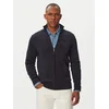 TOMMY HILFIGER Pletena jopa Flag Embroidery Zip-thru  mornarska