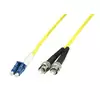 MicroConnect Patch Kabel - LC/UPC-ST/UPC 3m OS2 Optični, Rumen