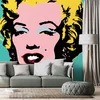 Samolepilna tapeta ikonična Marilyn Monroe v pop art dizajnu - 490x330