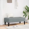 klupa s jastukom Svijetlo siva 113 x 57 x 39 cm tkanina