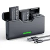 K&F Concept baterija Sony NP-BX1 1240 mAh, 3 kosi + polnilnik s 3 ležišči