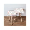 Hanah Home Sklapajući Stočić 2 Komada 2SHP318 - Pink