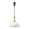Podesivi luster CHIARA 1xE27/60W/230V srebrna/buk