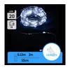 Aigostar - LED lanac 20xLED/2x3V 2m hladno-belo svetlo